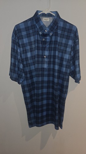 Polo uomo blu - xl, quadri