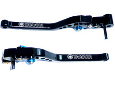 Yamaha R1 2015-2024 lungo Nero Freno E Leve Frizione Strada Gara Pista Incisione