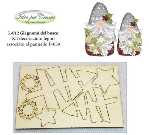 Sagome legno alberi e - in,