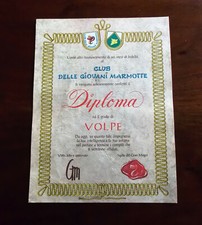 DIPLOMA CLUB DELLE GIOVANI