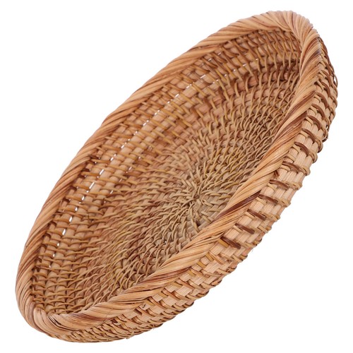 Vassoio cesto rattan