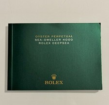 Rolex Libretto Booklet Sea Dweller - Deep Sea 7.2015