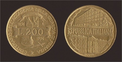 200 lire 1996 guardia - lire,