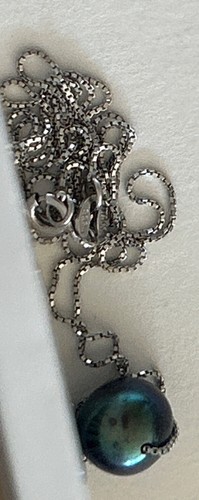 Collana ciondolo perle - , blu