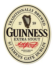Targa latta guinness - in,