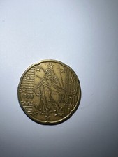 Moneta da 20 centesimi di Euro Francia 1999.