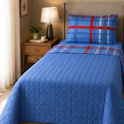 Bassetti queen size bed set - bed,