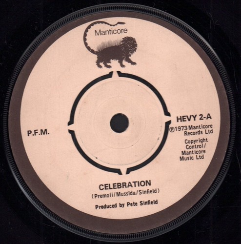 Celebration 7 vinyl - p.f.m.,