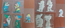 5 PLASTECO SERIE  7 NANI PERSONAGGI DISNEYE FORMAGGINI MIO LOCATELLI 1966