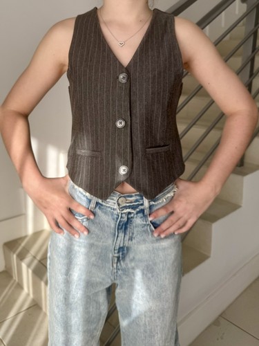 Zara gilet grigio bambina - gilet,