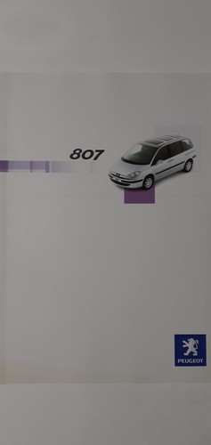Peugeot 807 opuscolo - peugeot:,