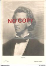 Chopin Federico Zelazola Wola 1810 Parigi 1849 ritratto. Compositore e pianista.