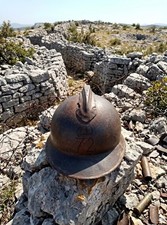  MILITARIA WW1 ELMETTO ADRIAN