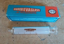 vintage Siringa in vetro SUPER