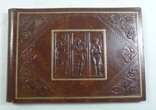 ALBUM FOTOGRAFICO VINTAGE VECCHIO FOTO FOTOGRAFIA VUOTO 15 PAG 24,5X17 CM