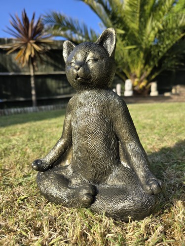 Pietra giardino gatto - pietra,