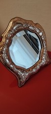 Specchio da tavolo con cornice argento 925