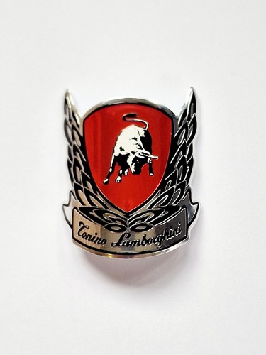 Lamborghini head badge decal - head,