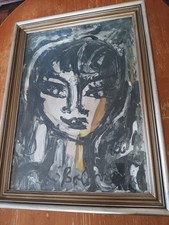 Gustavo Boldrini (Venezia 1927-Salsomaggiore 87) RAGAZZA OliO su TELA  50x70  69