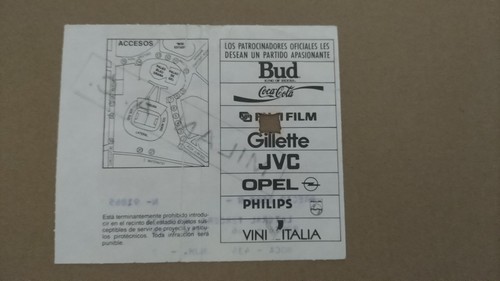 Biglietto vintage finale - finale, coppa