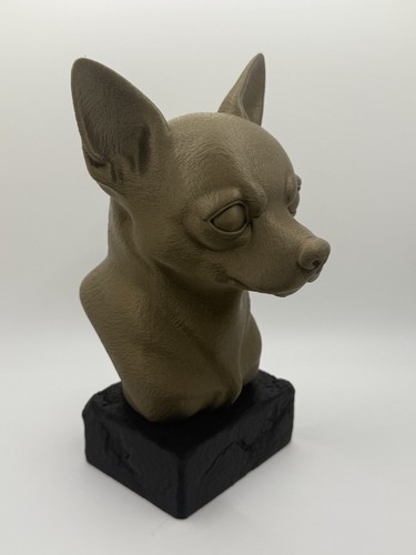 Statua cane chihuahua leggero