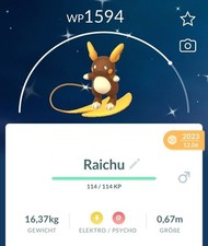  ✨#26 Shiny Raichu Alola Pokémon Go✨
