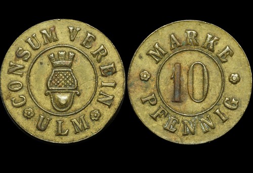 Marca pfennig stemma - pfennig., "stemma"