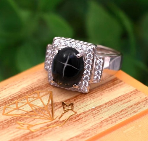 Anello vintage stella nera
