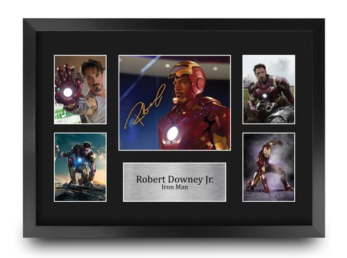 Robert downey signed iron - downey, jr