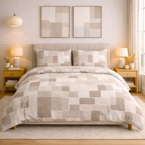 Copripiumino 100 cotone brick - cotone,
