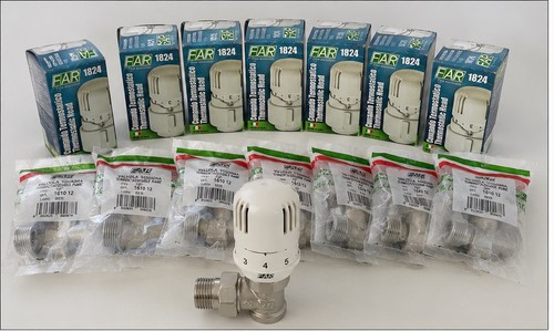 Kit valvole termostatiche - 7,