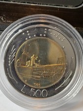 500 LIRE 1985 PROOF