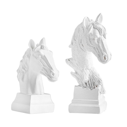 Statua testa cavallo - statua, di