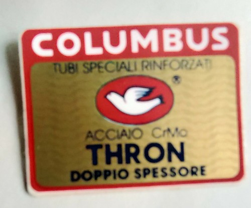 Etichetta columbus thron - etichetta,