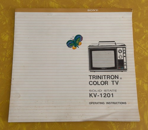 Vintage sony trinitron color - sony,