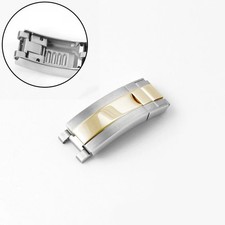 NUOVA FIBBIA GLIDE-LOCK 316L S/S SICUREZZA FLIP PER ROLEX SEA-DWELLER DEEPSEA