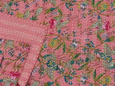 Copriletto trapuntato Kantha