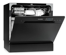 KLARSTEIN Amazonia 8 Lavastoviglie da tavolo nera