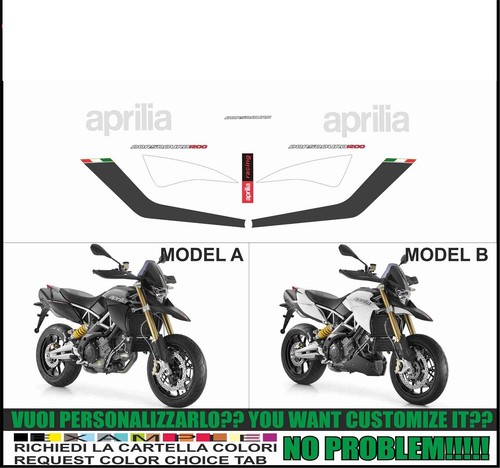 Adesivi dorsoduro 1200 2011 - adesivi,