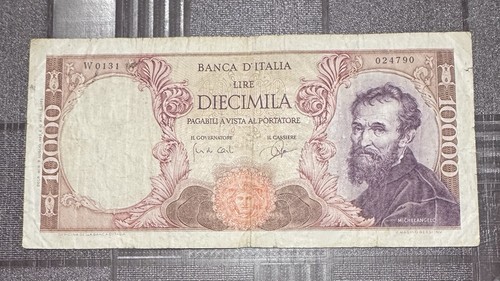 10000 lire michelangelo - 10000,