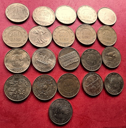 Italia serie 200 lire - 200, 21