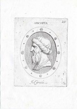 Rara Stampa Antica-ARCHITA DI