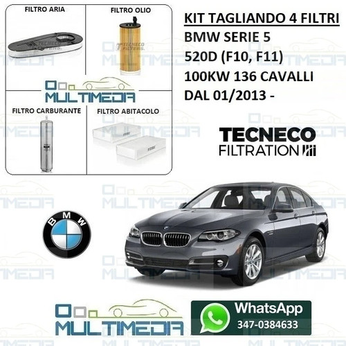 Kit tagliando filtri tecneco - kit,