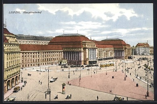 Lipsia stazione centrale - ak,