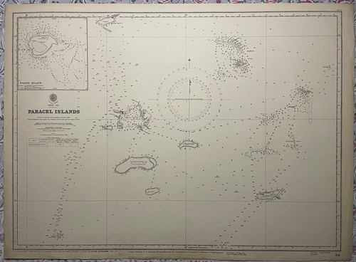 Rara mappa carta ammiragliato - mappa,