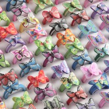 Anello bambina farfalla resina