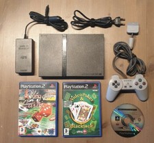 Sony Playstation 2 Slim + Alim + Joypad Ps1 Scph-1080 + 3 Giochi - Test Ok