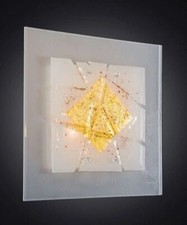 Plafoniera applique in vetro