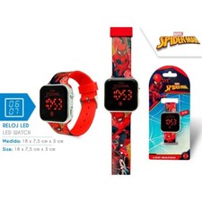 Orologio led digitale spiderman per bambini 18x8x3 cm