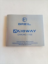 BREIL Midway Chrono 1/100 Libretto Istruzioni Orologio Cronografo 